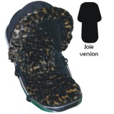 Seat Liner to fit Joie Pushchairs - Leopard Faux Fur